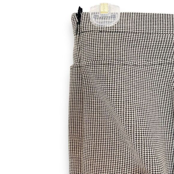 Akris punto Franca Houndstooth Cropped Trousers Black Cream Women’s Size 6 / S - Picture 9 of 16